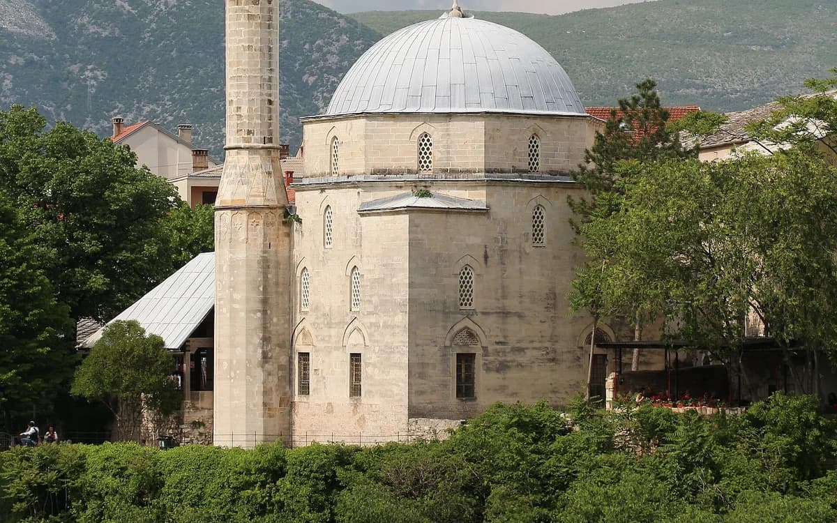 Koski Mehmed Pasha Mosque in the Mostar Old Town