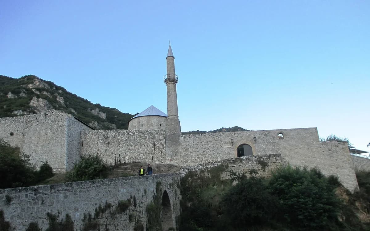 Travnik Fortress overlooking the old town